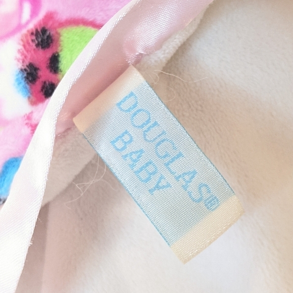 DOUGLAS Baby Pink girl doll security blankets lovey - Picture 6 of 6